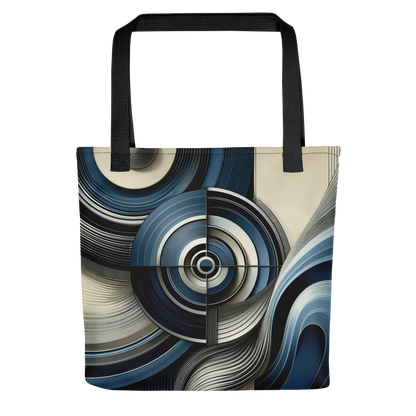 Abstract Art Tote Bag: Calculated Resonance