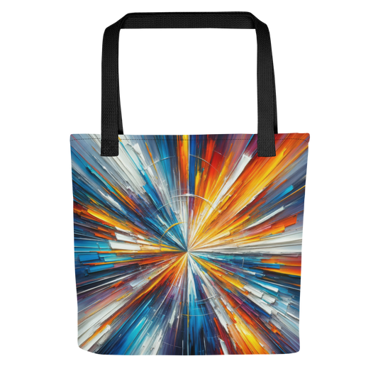 Abstract Art Tote Bag: Engaged Pulse