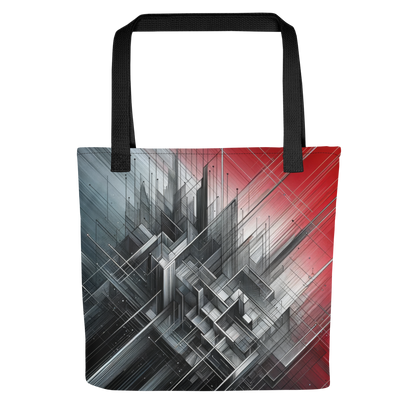 Abstract Art Tote Bag: Strategic Crescendo