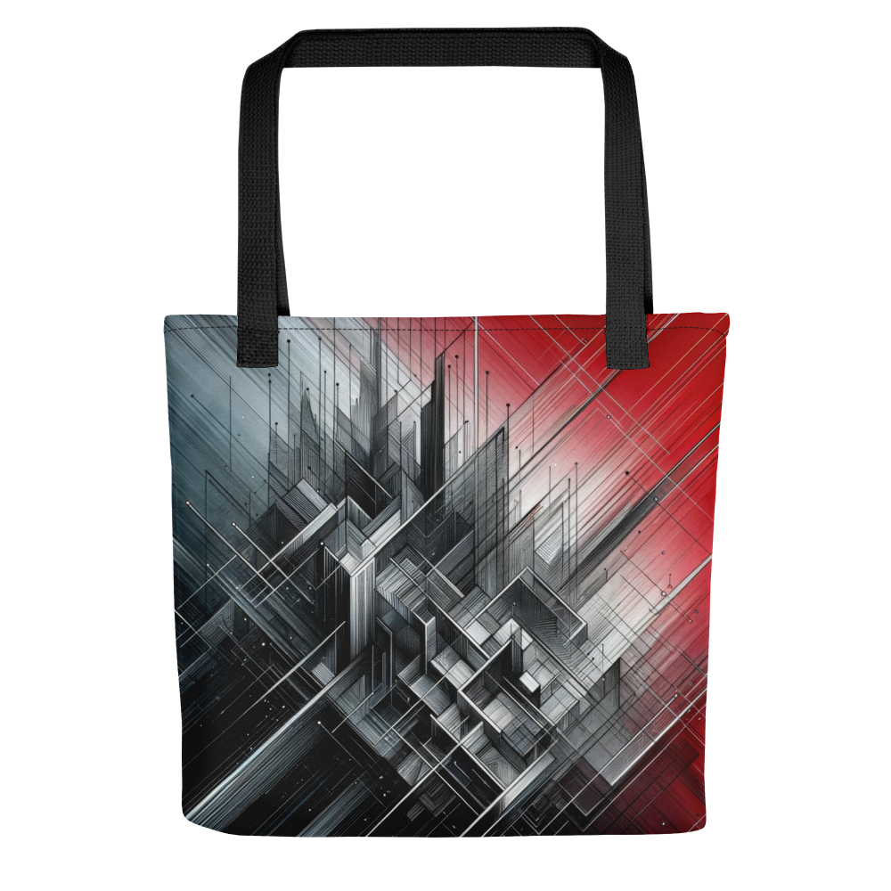 Abstract Art Tote Bag: Strategic Crescendo