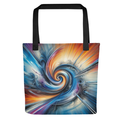 Abstract Art Tote Bag: Visionary Pulse