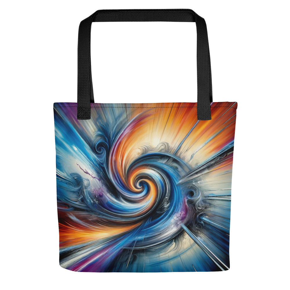 Abstract Art Tote Bag: Visionary Pulse