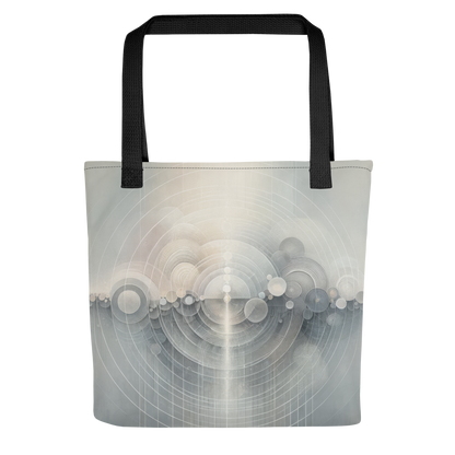 Abstract Art Tote Bag: Reflective Echoes