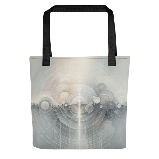 Abstract Art Tote Bag: Reflective Echoes