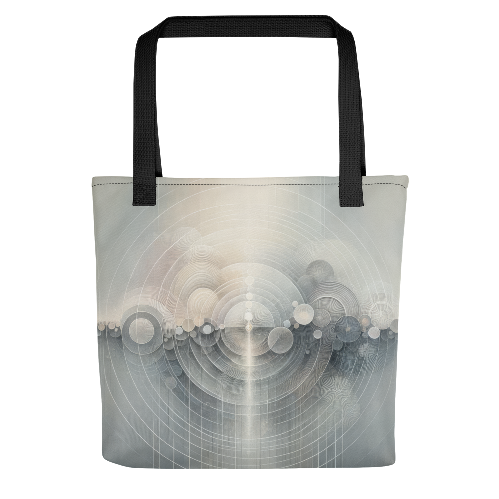 Abstract Art Tote Bag: Reflective Echoes