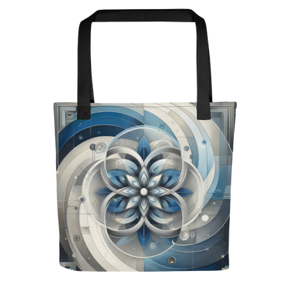 Abstract Art Tote Bag: Balanced Focus