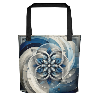 Abstract Art Tote Bag: Balanced Focus