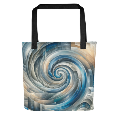 Abstract Art Tote Bag: Equilibrium Nexus