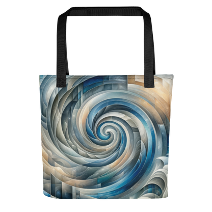 Abstract Art Tote Bag: Equilibrium Nexus