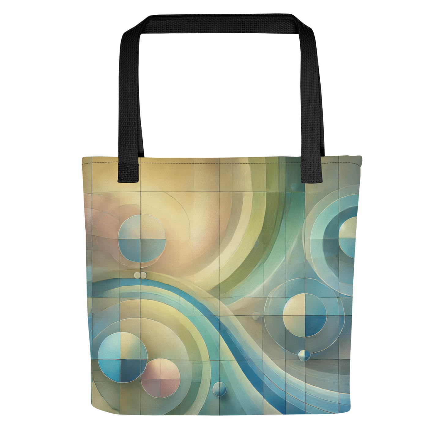 Abstract Art Tote Bag: Poised Equilibrium