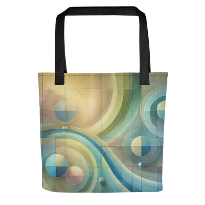 Abstract Art Tote Bag: Poised Equilibrium