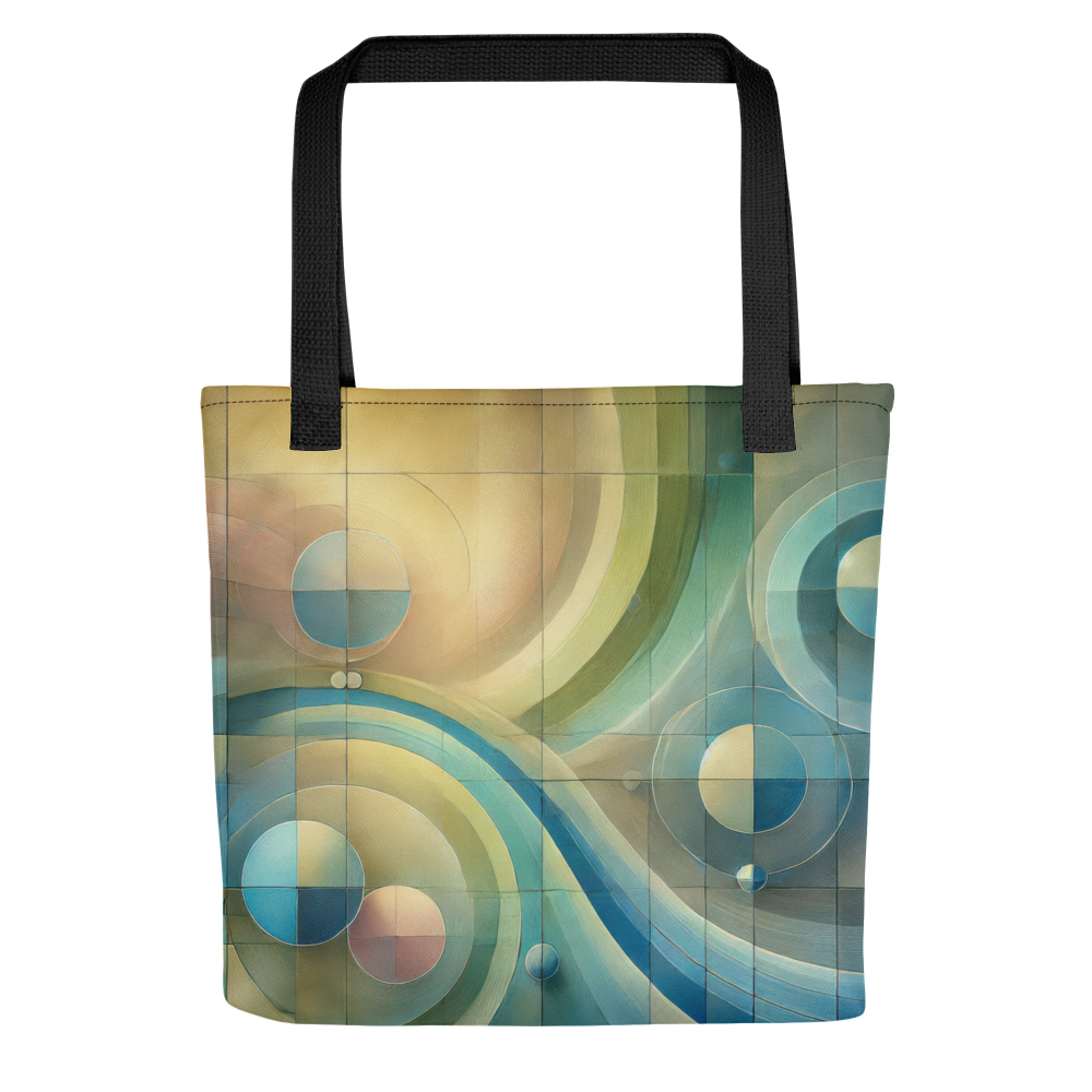 Abstract Art Tote Bag: Poised Equilibrium