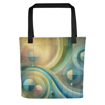 Abstract Art Tote Bag: Poised Equilibrium