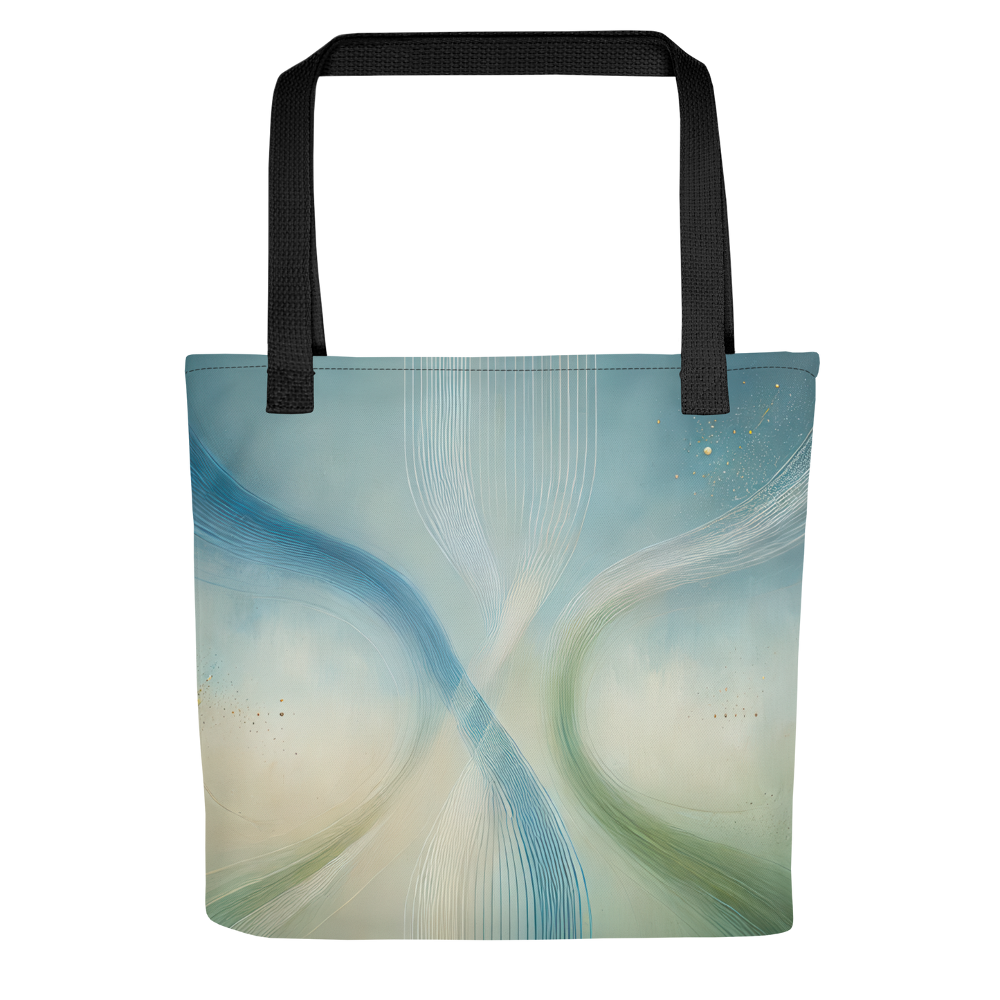 Abstract Art Tote Bag: Serene Equilibrium