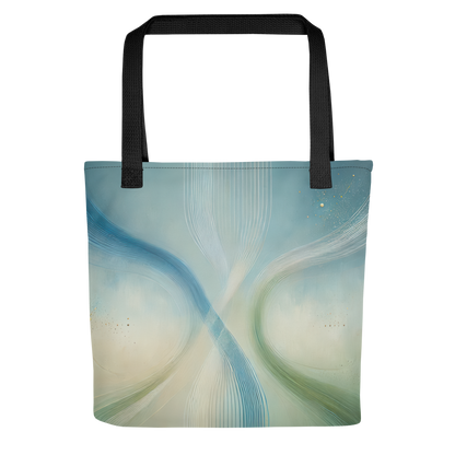 Abstract Art Tote Bag: Serene Equilibrium