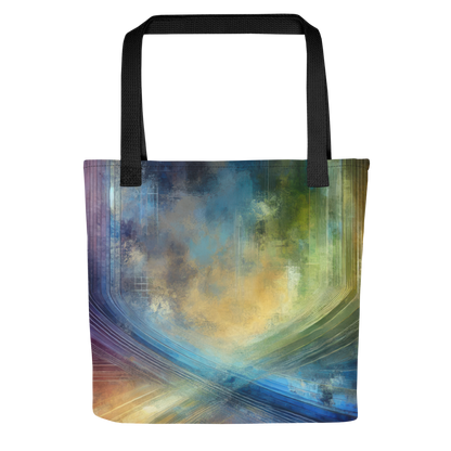 Abstract Art Tote Bag: Poised Spectrum