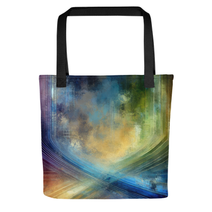 Abstract Art Tote Bag: Poised Spectrum