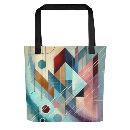 Abstract Art Tote Bag: Poised Symphony