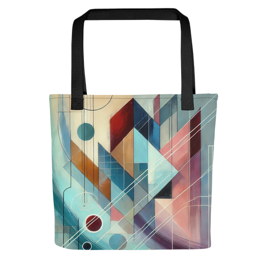 Abstract Art Tote Bag: Poised Symphony