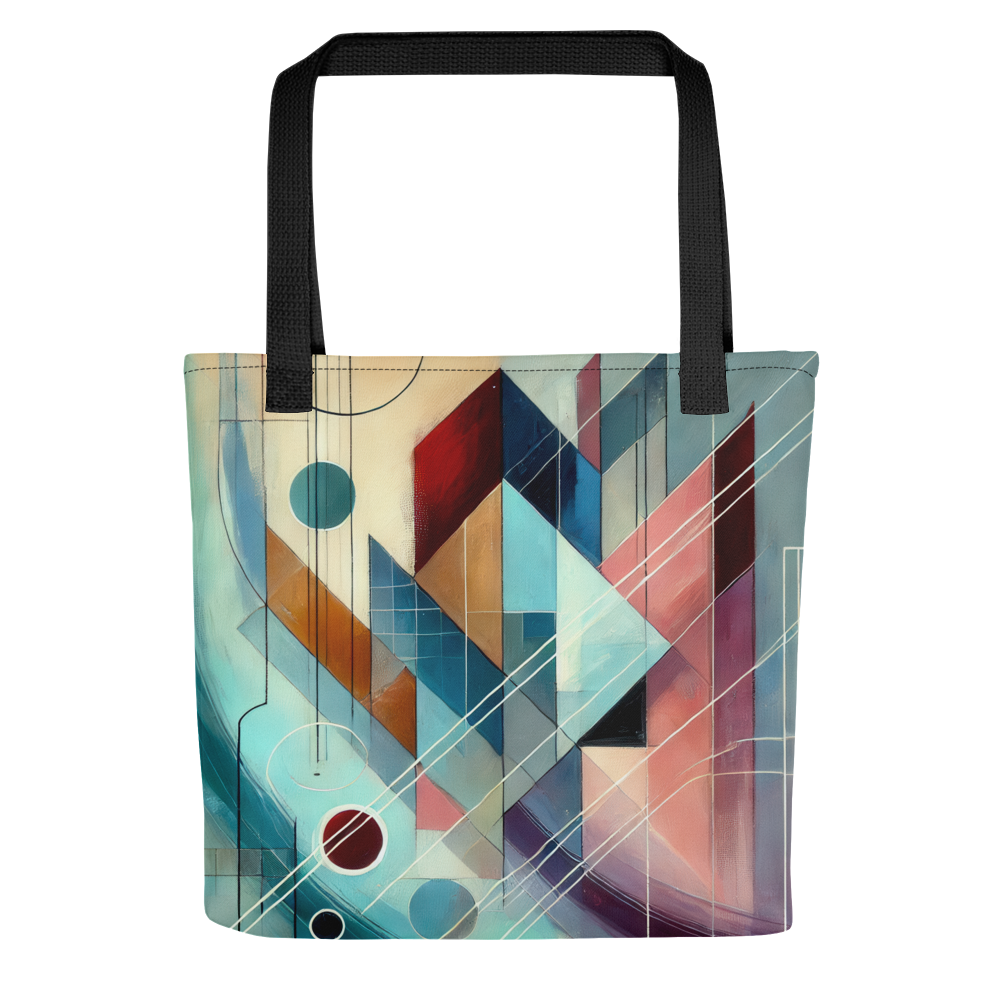 Abstract Art Tote Bag: Poised Symphony