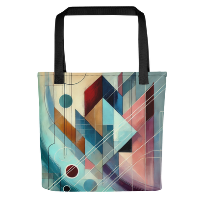 Abstract Art Tote Bag: Poised Symphony