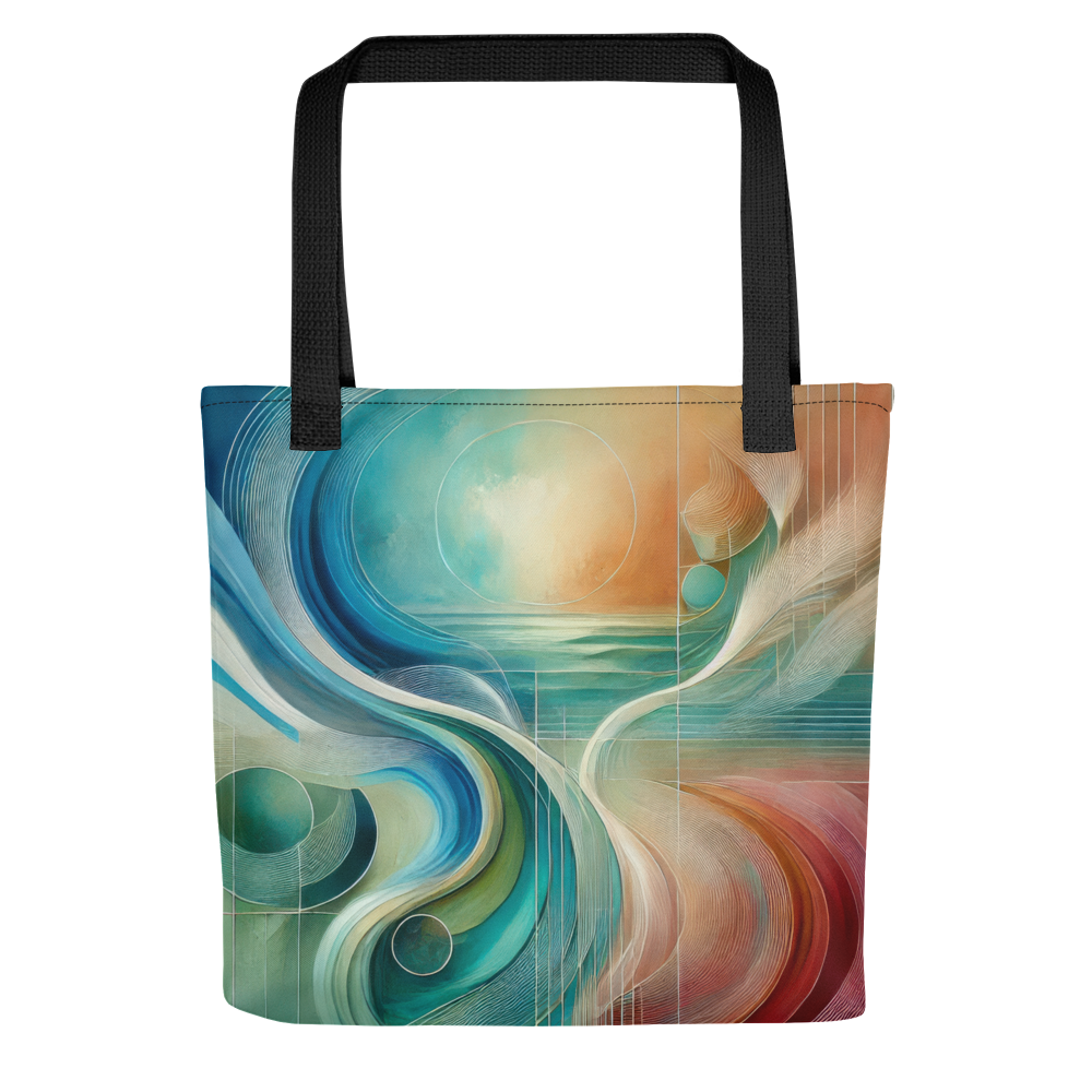 Abstract Art Tote Bag: Serenity in Harmony