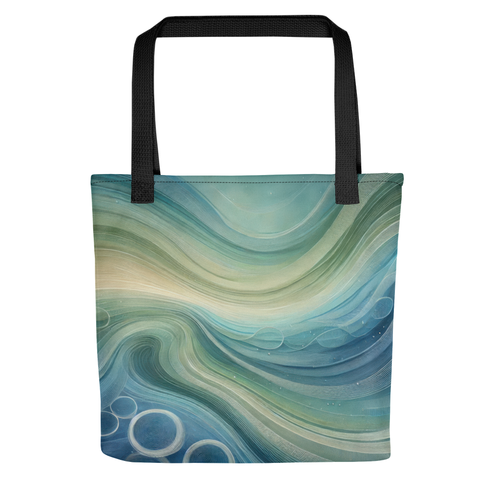 Abstract Art Tote Bag: Echoes of Tranquility