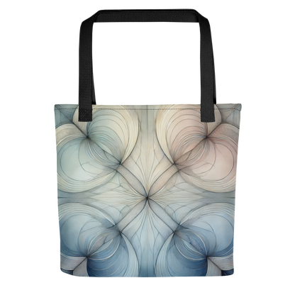 Abstract Art Tote Bag: Poised Serenity