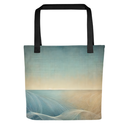 Abstract Art Tote Bag: Calm Horizons