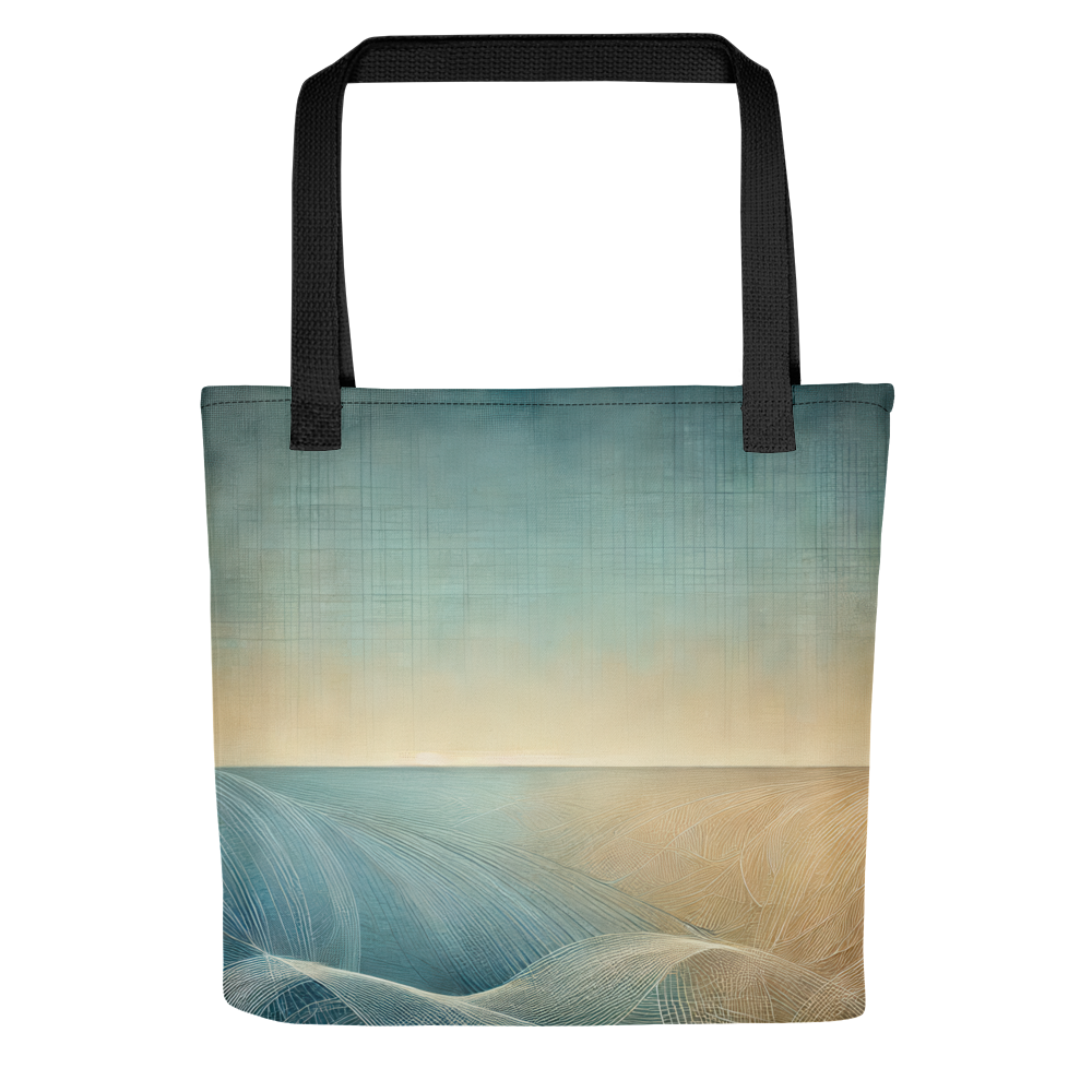 Abstract Art Tote Bag: Calm Horizons