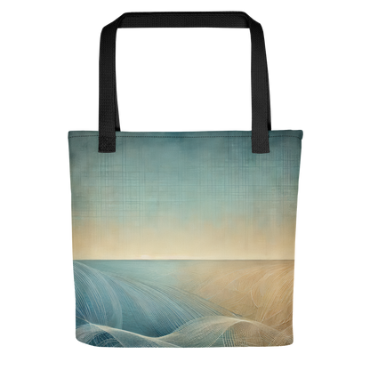 Abstract Art Tote Bag: Calm Horizons