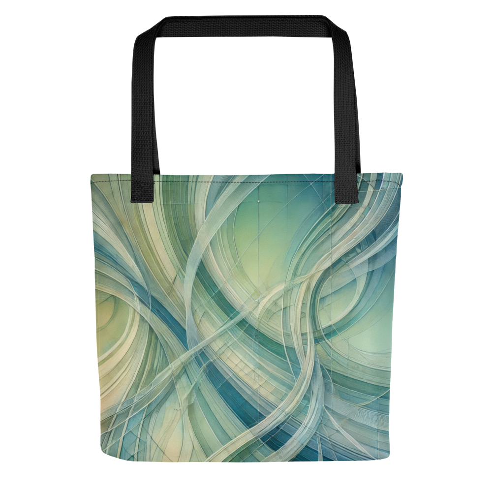 Abstract Art Tote Bag: Balanced Reflections