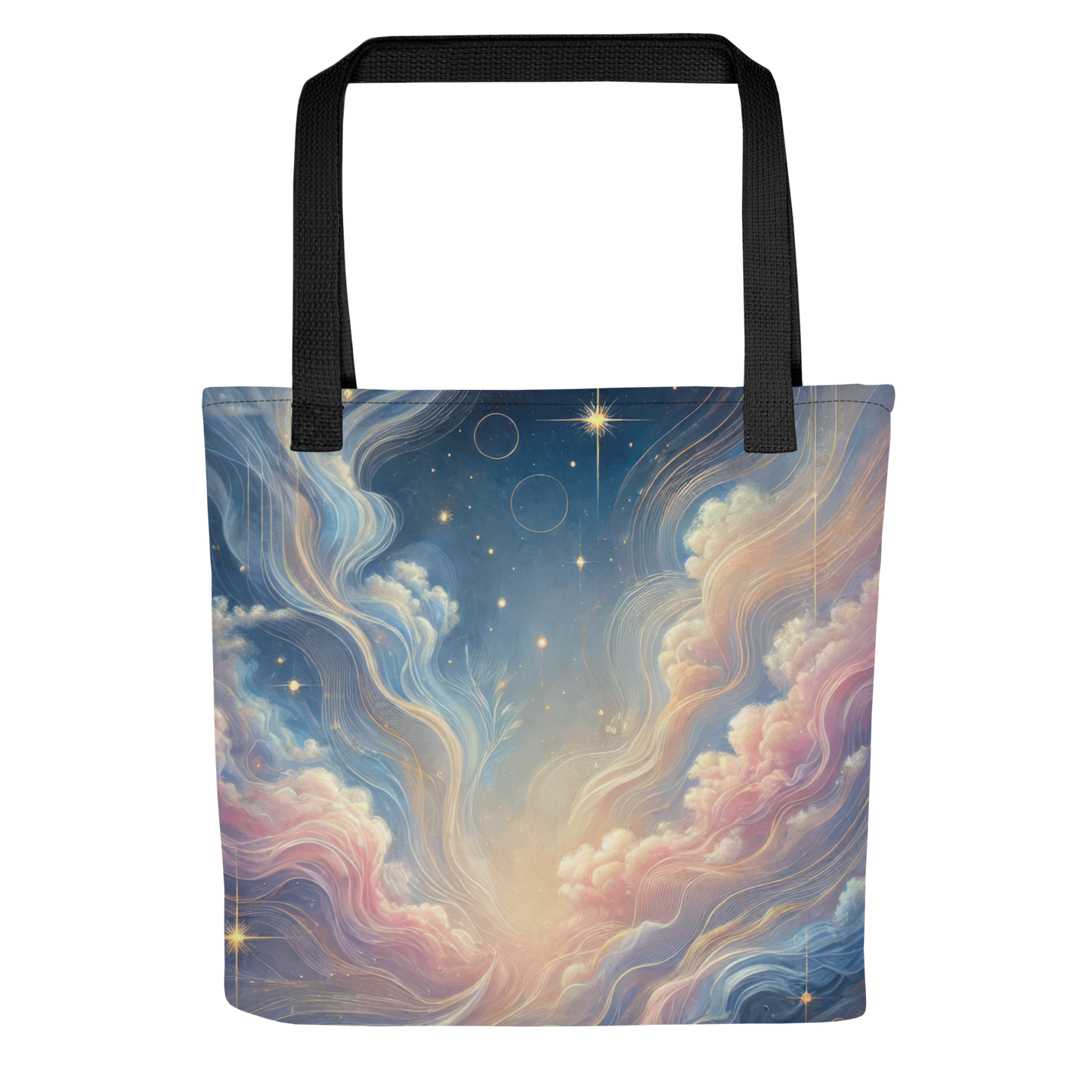 Abstract Art Tote Bag: Celestial Harmony