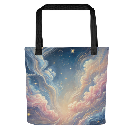 Abstract Art Tote Bag: Celestial Harmony