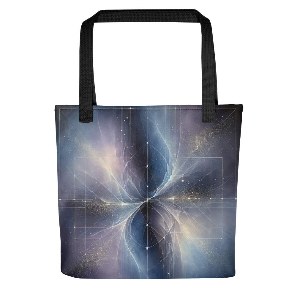 Abstract Art Tote Bag: Celestial Reflections