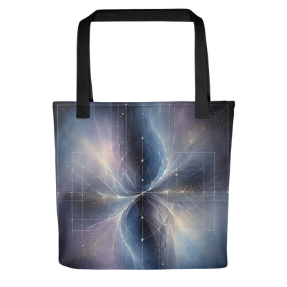 Abstract Art Tote Bag: Celestial Reflections