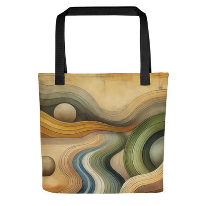 Abstract Art Tote Bag: Harmonious Flow