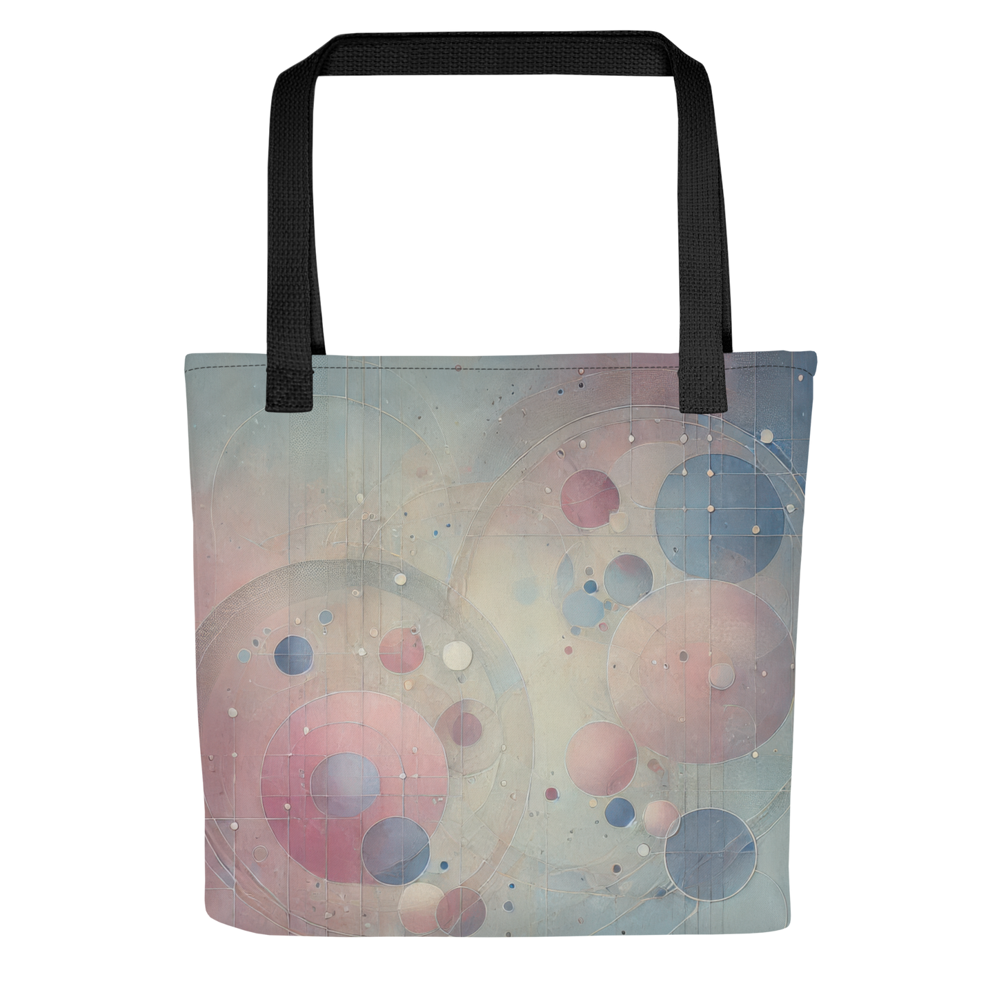 Abstract Art Tote Bag: Serene Echoes