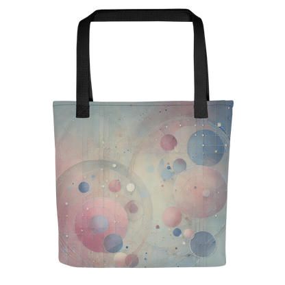 Abstract Art Tote Bag: Serene Echoes