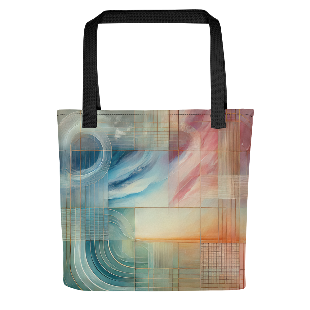 Abstract Art Tote Bag: Poised Harmony