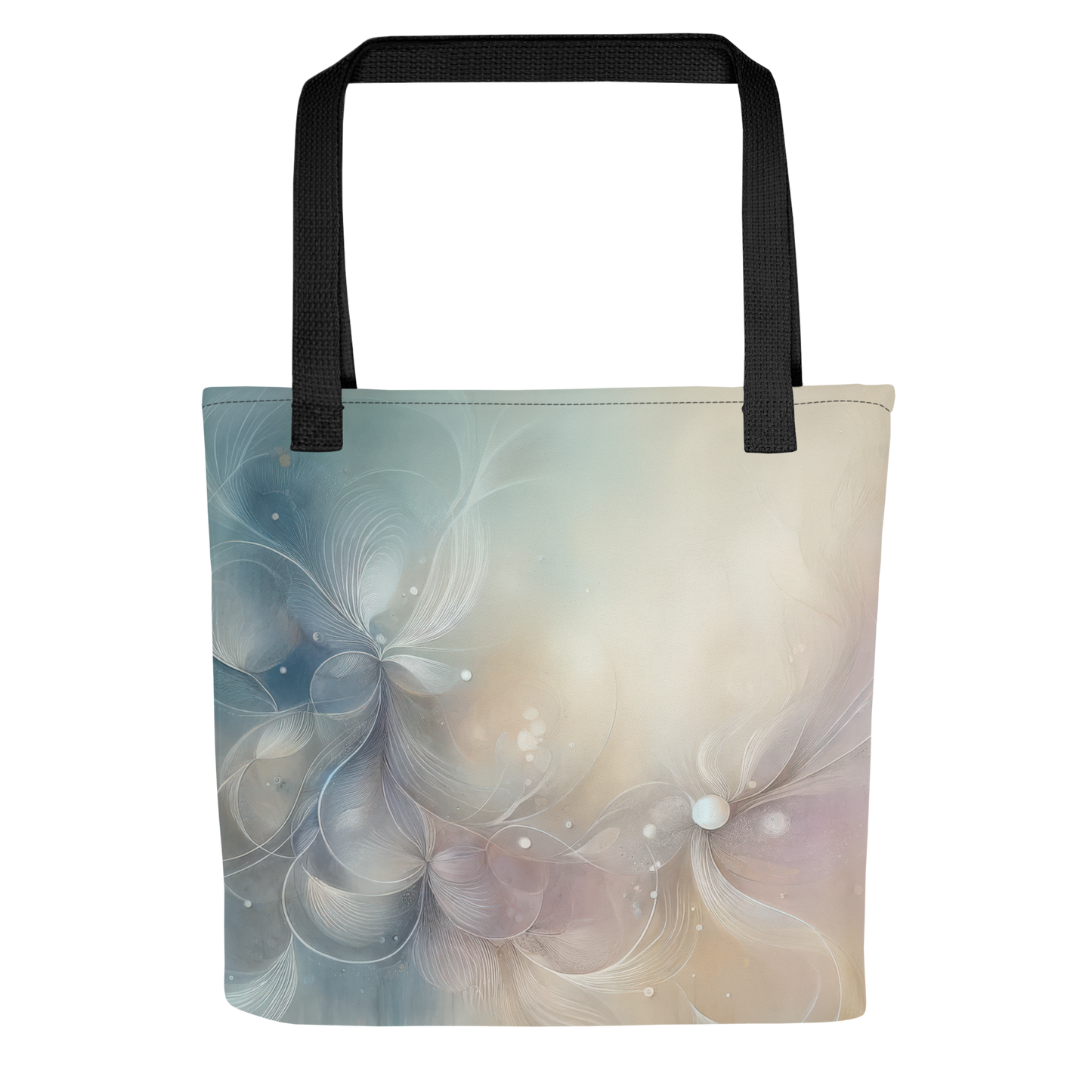 Abstract Art Tote Bag: Whispers of Tranquility