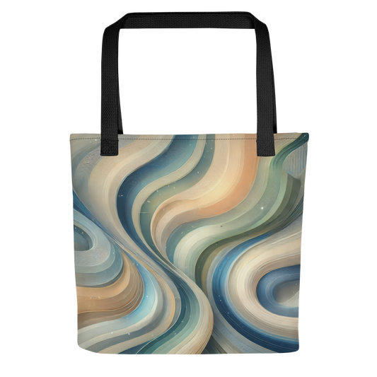 Abstract Art Tote Bag: Harmonized Flow