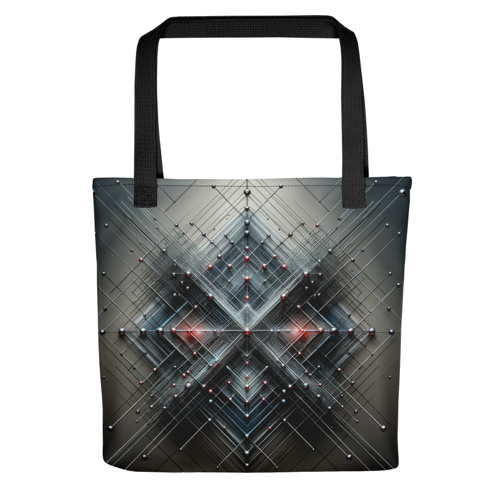 Abstract Art Tote Bag: Balanced Nexus