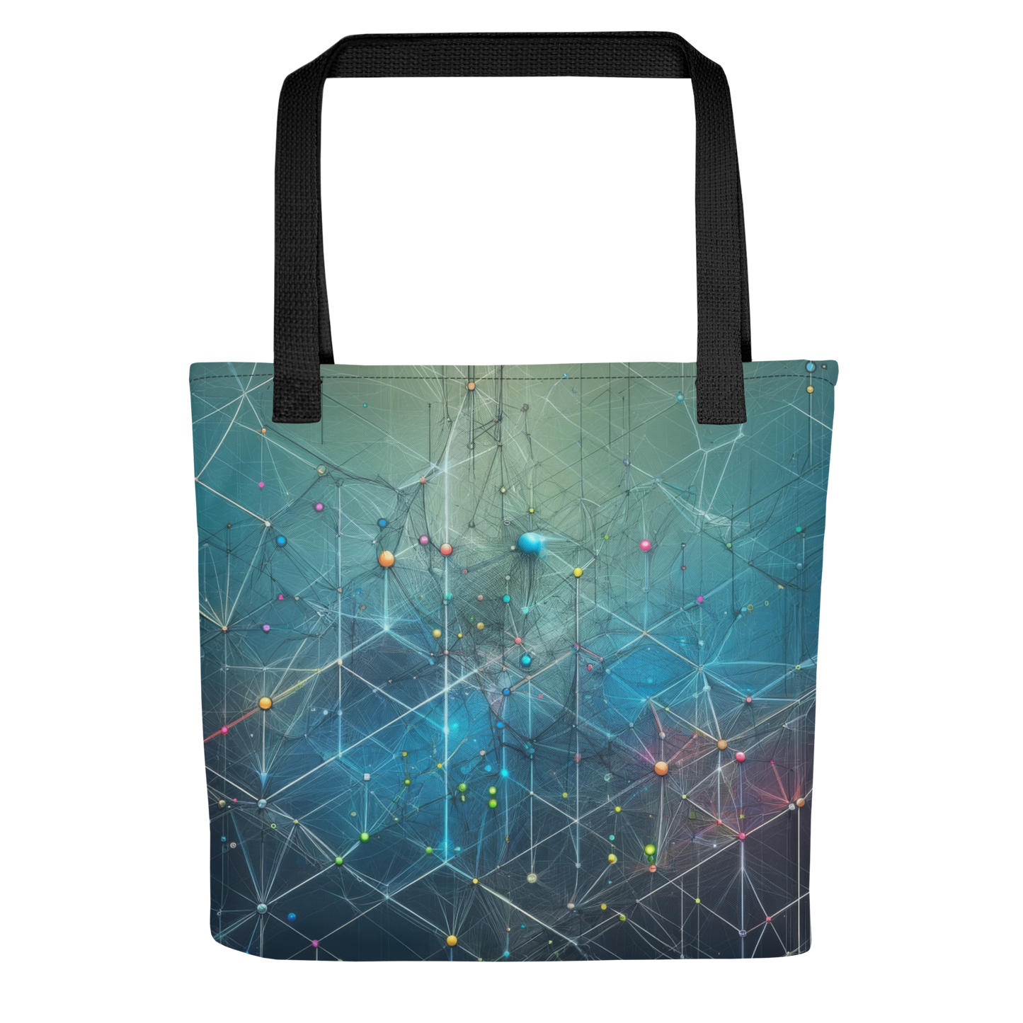 Abstract Art Tote Bag: Precision Constellations