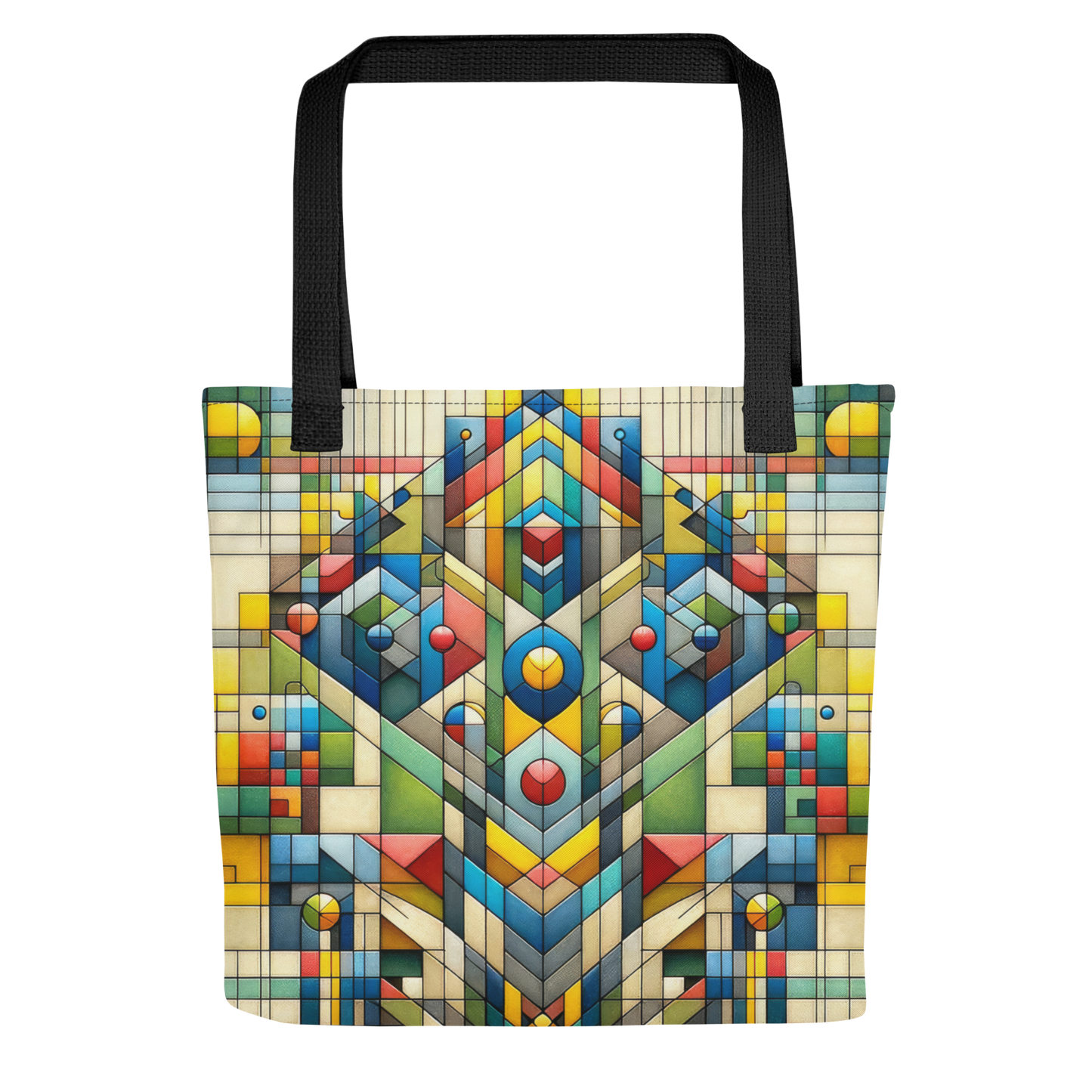 Abstract Art Tote Bag: Precision Patterns