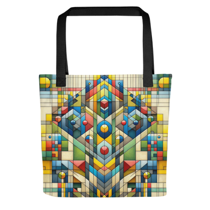 Abstract Art Tote Bag: Precision Patterns