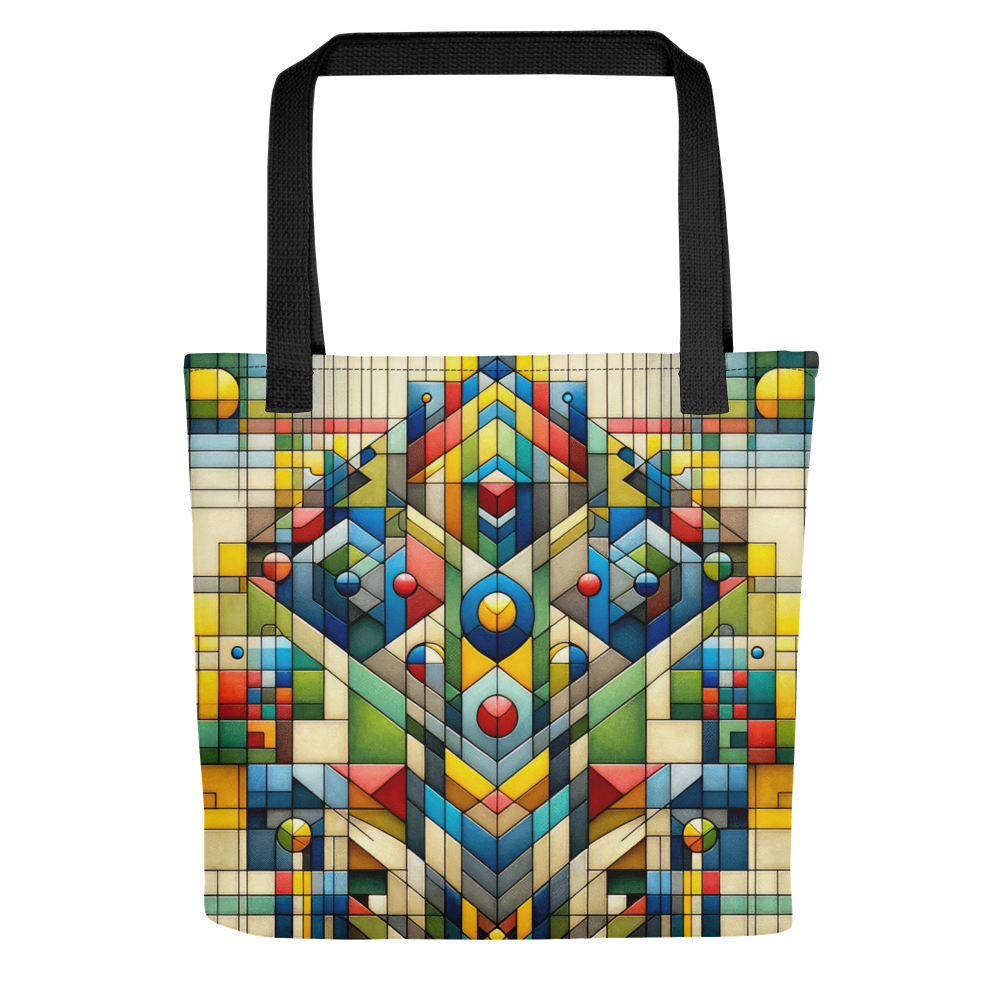 Abstract Art Tote Bag: Precision Patterns