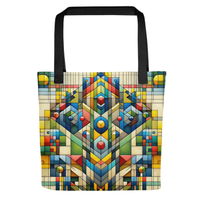 Abstract Art Tote Bag: Precision Patterns