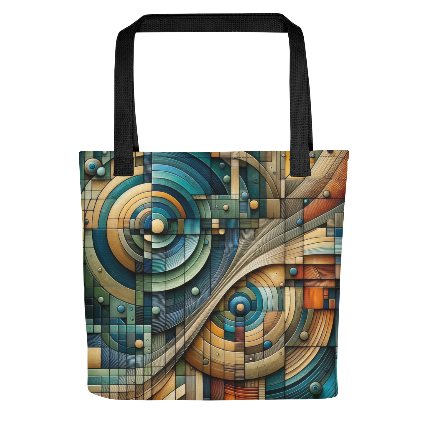 Abstract Art Tote Bag: Harmonic Precision