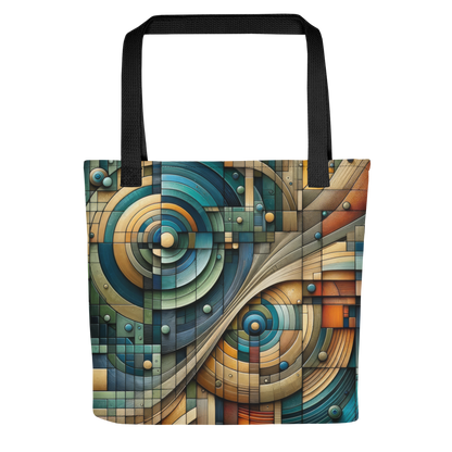 Abstract Art Tote Bag: Harmonic Precision